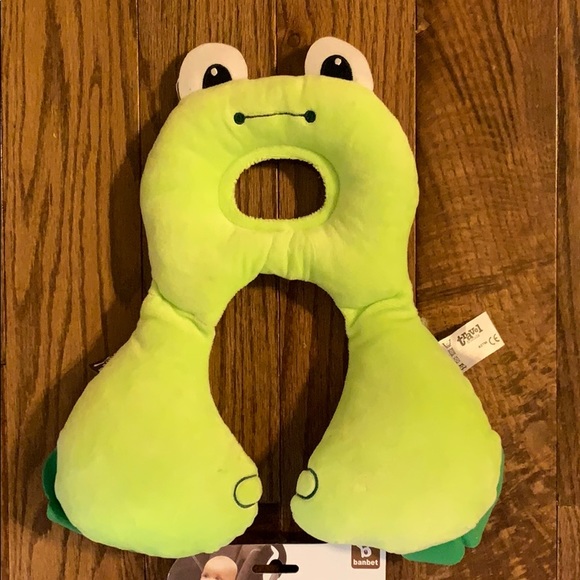 Frog Seat belt pals and neck pillow for baby - Picture 2 of 4